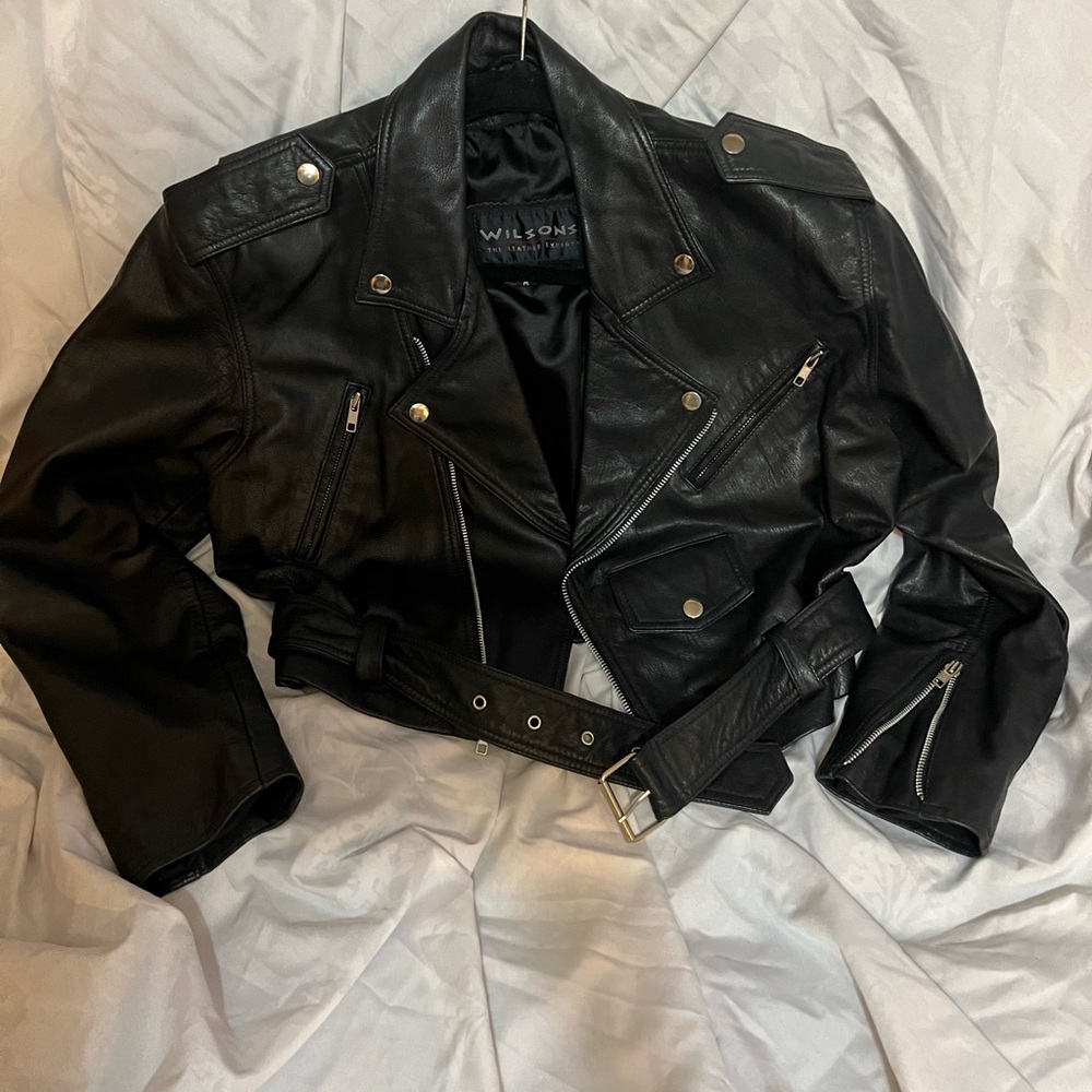 Wilson leather waist coat-lined